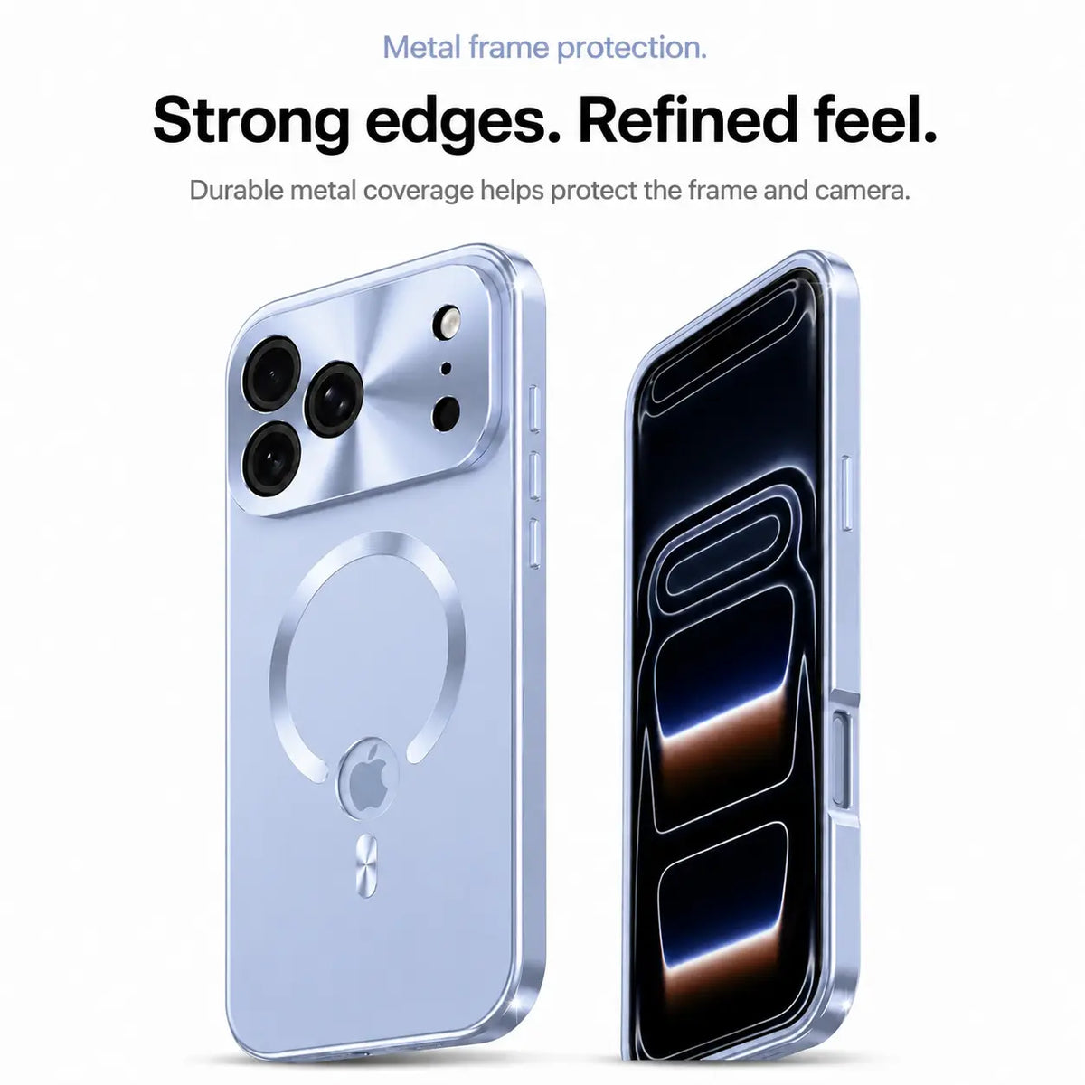 magnetic charging iphone case Glacier #color_Glacier